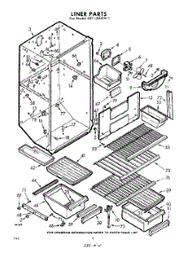 04 - Liner parts for Whirlpool Refrigerator EXT15NMW1 / from AppliancePartsPros.com
