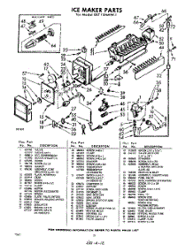 12 - Ice Maker parts for Whirlpool Refrigerator EXT15NMW1 / from AppliancePartsPros.com