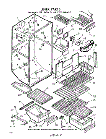 04 - Liner parts for Whirlpool Refrigerator EXT15NTW0 / from AppliancePartsPros.com
