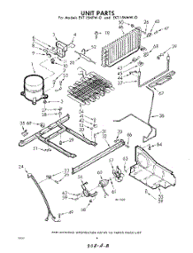 08 - Unit parts for Whirlpool Refrigerator EXT15NTW0 / from AppliancePartsPros.com