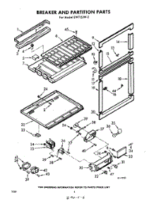 06 - Breaker And Partition parts for Whirlpool Refrigerator EWT15JW2 / from AppliancePartsPros.com