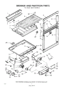 06 - Breaker And Partition parts for Whirlpool Refrigerator EAT171VKWR2 / from AppliancePartsPros.com