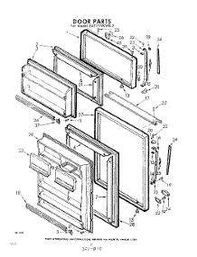10 - Door parts for Whirlpool Refrigerator EAT171VKWR2 / from AppliancePartsPros.com