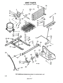 08 - Unit parts for Whirlpool Refrigerator EXT15NTW1 / from AppliancePartsPros.com