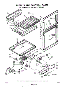 06 - Breaker And Partition parts for Whirlpool Refrigerator EWT15PWR1 / from AppliancePartsPros.com