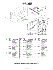 05 - Unit parts for Whirlpool Freezer EHH180FW0 / from AppliancePartsPros.com