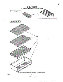 07 - Shelf parts for Whirlpool Refrigerator ET14JK2LWL0 / from AppliancePartsPros.com