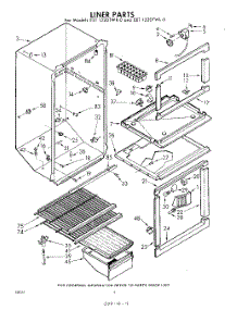 04 - Liner parts for Whirlpool Refrigerator EET132DTWR0 / from AppliancePartsPros.com
