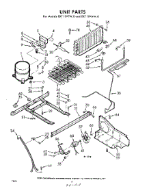 08 - Unit parts for Whirlpool Refrigerator EXT15VTW0 / from AppliancePartsPros.com