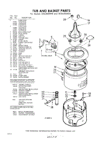 08 - Tub And Basket , Lit / Optional parts for Whirlpool Washer 3CDA2000W0 / from AppliancePartsPros.com