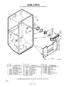 04 - Liner parts for Whirlpool Refrigerator EET132JTWR0 / from AppliancePartsPros.com