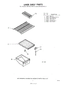 05 - Liner Shelf parts for Whirlpool Refrigerator EET132JTWR0 / from AppliancePartsPros.com