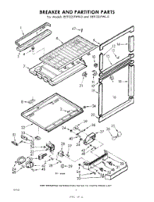 06 - Breaker And Partition parts for Whirlpool Refrigerator EET132JTWR0 / from AppliancePartsPros.com