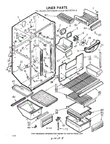 04 - Liner parts for Whirlpool Refrigerator EXT15ZMW0 / from AppliancePartsPros.com