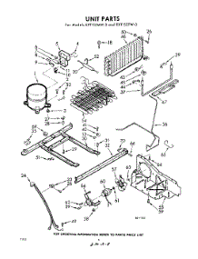 08 - Unit parts for Whirlpool Refrigerator EXT15ZMW0 / from AppliancePartsPros.com