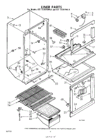 04 - Liner parts for Whirlpool Refrigerator EET133DTWR0 / from AppliancePartsPros.com