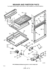 06 - Breaker And Partition parts for Whirlpool Refrigerator EWT17JMWR0 / from AppliancePartsPros.com