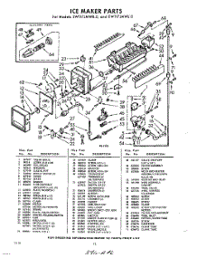 12 - Ice Maker parts for Whirlpool Refrigerator EWT17JMWR0 / from AppliancePartsPros.com