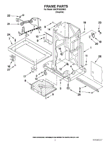 02 - Frame Parts parts for Whirlpool Compactor GACP15XXMG3 / from AppliancePartsPros.com