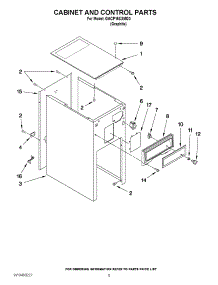 05 - Cabinet And Control Parts parts for Whirlpool Compactor GACP15XXMG3 / from AppliancePartsPros.com