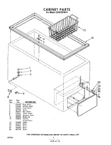 02 - Section parts for Whirlpool Freezer EHH270FW0 / from AppliancePartsPros.com