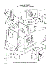 04 - Section parts for Whirlpool Dryer 3CE2910XSN0 / from AppliancePartsPros.com