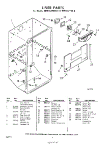 04 - Liner parts for Whirlpool Refrigerator EET133JTWR0 / from AppliancePartsPros.com