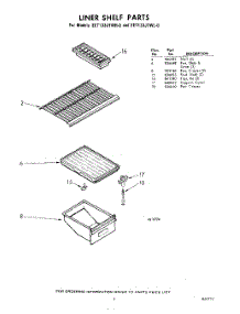 05 - Liner Shelf parts for Whirlpool Refrigerator EET133JTWR0 / from AppliancePartsPros.com
