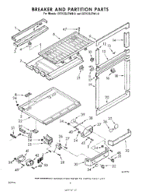 06 - Breaker And Partition parts for Whirlpool Refrigerator EET133JTWR0 / from AppliancePartsPros.com