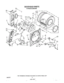 05 - Section parts for Whirlpool Dryer GL4030VL0 / from AppliancePartsPros.com