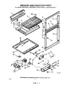 06 - Breaker And Partition parts for Whirlpool Refrigerator EWT17JMWR1 / from AppliancePartsPros.com