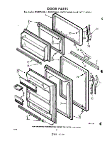 10 - Door parts for Whirlpool Refrigerator EWT17JMWR1 / from AppliancePartsPros.com