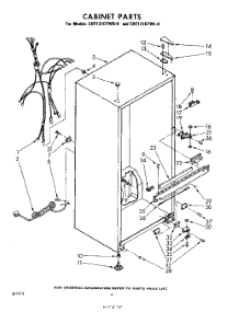 04 - Cabinet parts for Whirlpool Refrigerator EHT121DTWR0 / from AppliancePartsPros.com