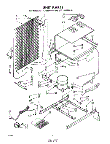 06 - Unit parts for Whirlpool Refrigerator EET134DTWR0 / from AppliancePartsPros.com