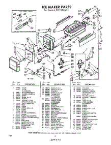 12 - Ice Maker parts for Whirlpool Refrigerator EXT15ZTW1 / from AppliancePartsPros.com