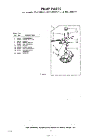 10 - Pump parts for Whirlpool Washer 3CFA2000W1 / from AppliancePartsPros.com