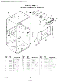 04 - Liner parts for Whirlpool Refrigerator EET134JTWR0 / from AppliancePartsPros.com