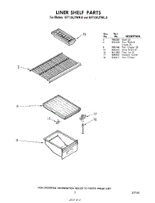 05 - Liner Shelf parts for Whirlpool Refrigerator EET134JTWR0 / from AppliancePartsPros.com