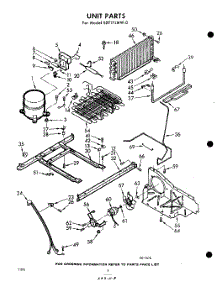 08 - Unit parts for Whirlpool Refrigerator EXT17JMW0 / from AppliancePartsPros.com