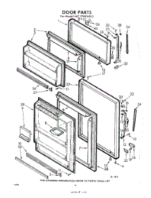 10 - Door parts for Whirlpool Refrigerator EAT17NKWR0 / from AppliancePartsPros.com