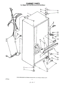 04 - Cabinet parts for Whirlpool Refrigerator EHT122DTWR0 / from AppliancePartsPros.com