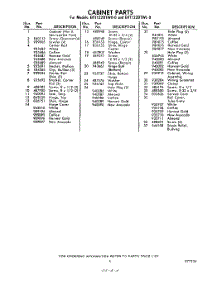 05 - Section parts for Whirlpool Refrigerator EHT122DTWR0 / from AppliancePartsPros.com
