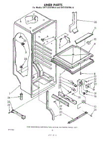 06 - Liner parts for Whirlpool Refrigerator EHT122DTWR0 / from AppliancePartsPros.com