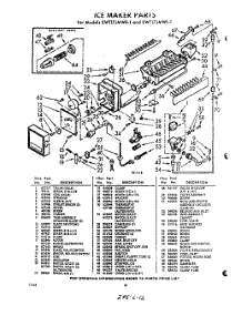 12 - Ice Maker parts for Whirlpool Refrigerator EWT17JWR1 / from AppliancePartsPros.com