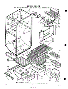 04 - Liner parts for Whirlpool Refrigerator EXT17NMW1 / from AppliancePartsPros.com