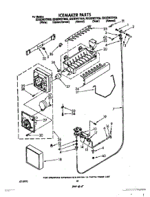 13 - Icemaker, Not Illustrated parts for Whirlpool Refrigerator ED22DWXTN05 / from AppliancePartsPros.com