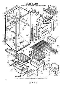 04 - Liner parts for Whirlpool Refrigerator EAT17PMW0 / from AppliancePartsPros.com