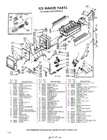 12 - Ice Maker parts for Whirlpool Refrigerator EAT17PMW0 / from AppliancePartsPros.com
