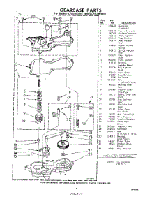 11 - 358483 Gear Case parts for Whirlpool Washer 3CFA2000W5 / from AppliancePartsPros.com