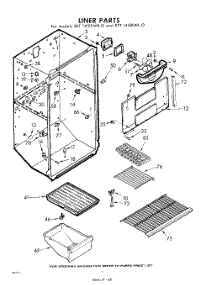 04 - Liner parts for Whirlpool Refrigerator EET141EKWR0 / from AppliancePartsPros.com